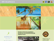 Tablet Screenshot of kapaluafloors.com